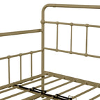 Divano letto con struttura in metallo e letto estraibile