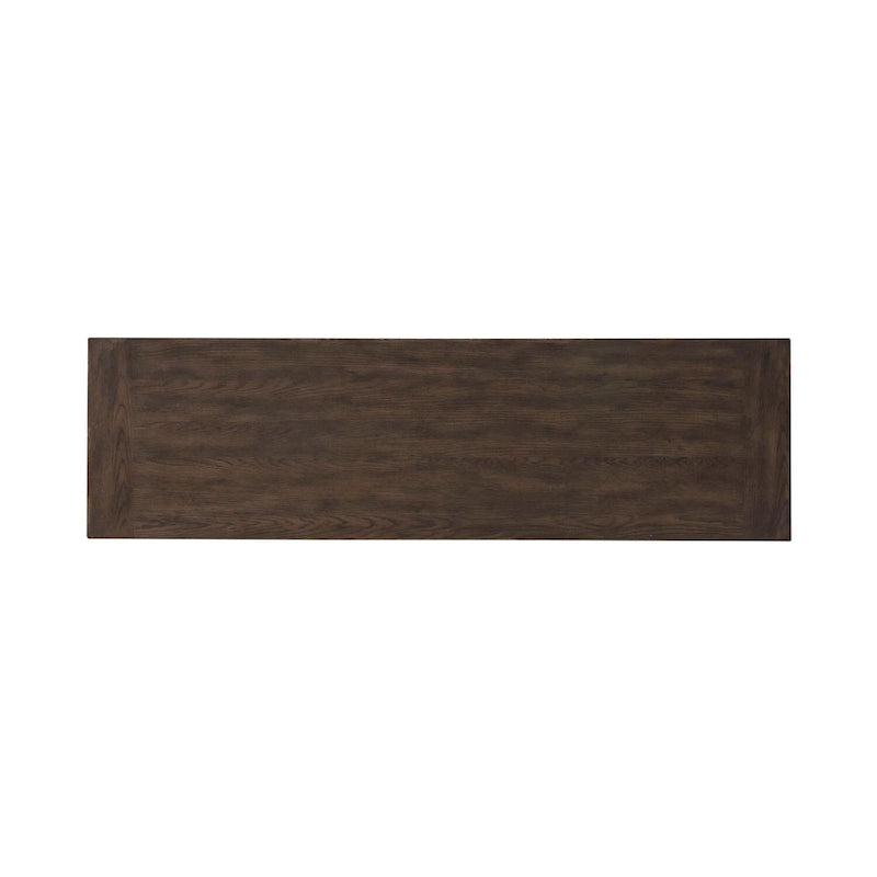 Cassettiera Saddle Brown a 8 cassetti con rivestimento in cedro, cassetti superiori foderati in feltro e ferramenta anticata