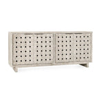 Madia credenza a 4 ante in legno di pino riciclato – Stile rustico Bast
