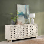 Madia credenza a 4 ante in legno di pino riciclato – Stile rustico Bast