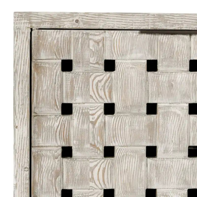 Madia credenza a 4 ante in legno di pino riciclato – Stile rustico Bast