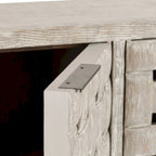 Madia credenza a 4 ante in legno di pino riciclato – Stile rustico Bast