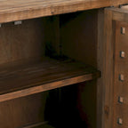 Madia credenza a 4 ante in legno di pino riciclato – Stile rustico Bast