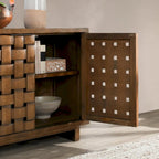 Madia credenza a 4 ante in legno di pino riciclato – Stile rustico Bast