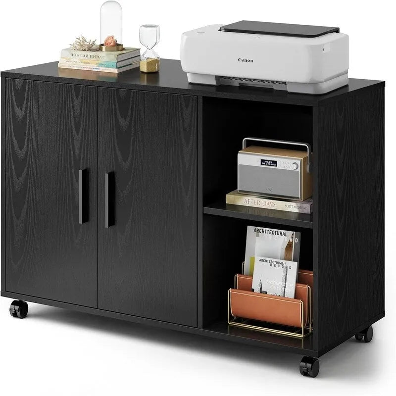 Mobiletto laterale per stampante per forniture da ufficio - 15,8P x 39,4L x 25,7A