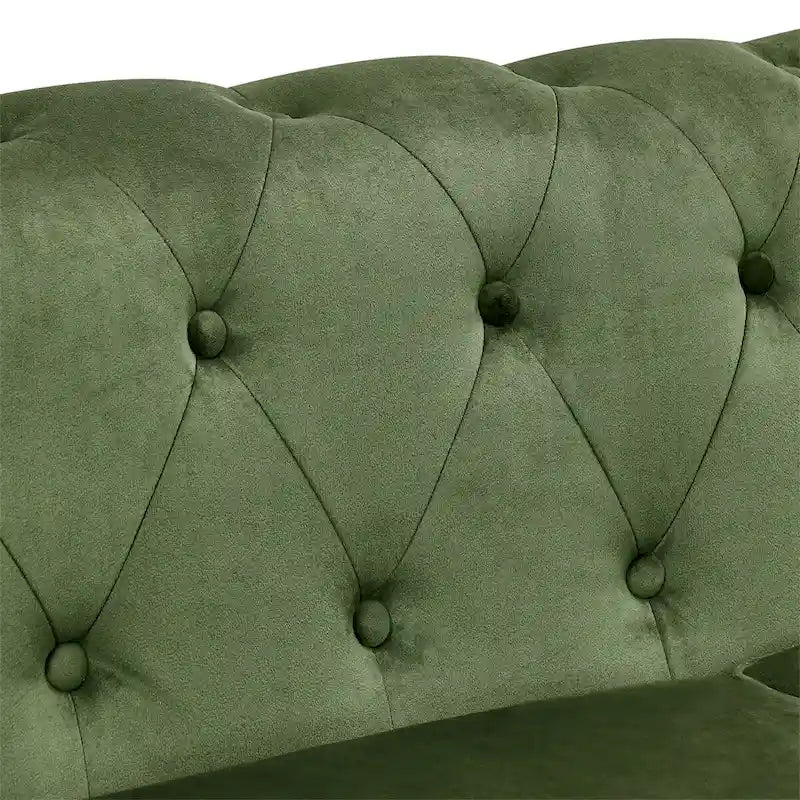 Divano grande, Divano in velluto Divano a tre posti Divano chesterfield capitonné