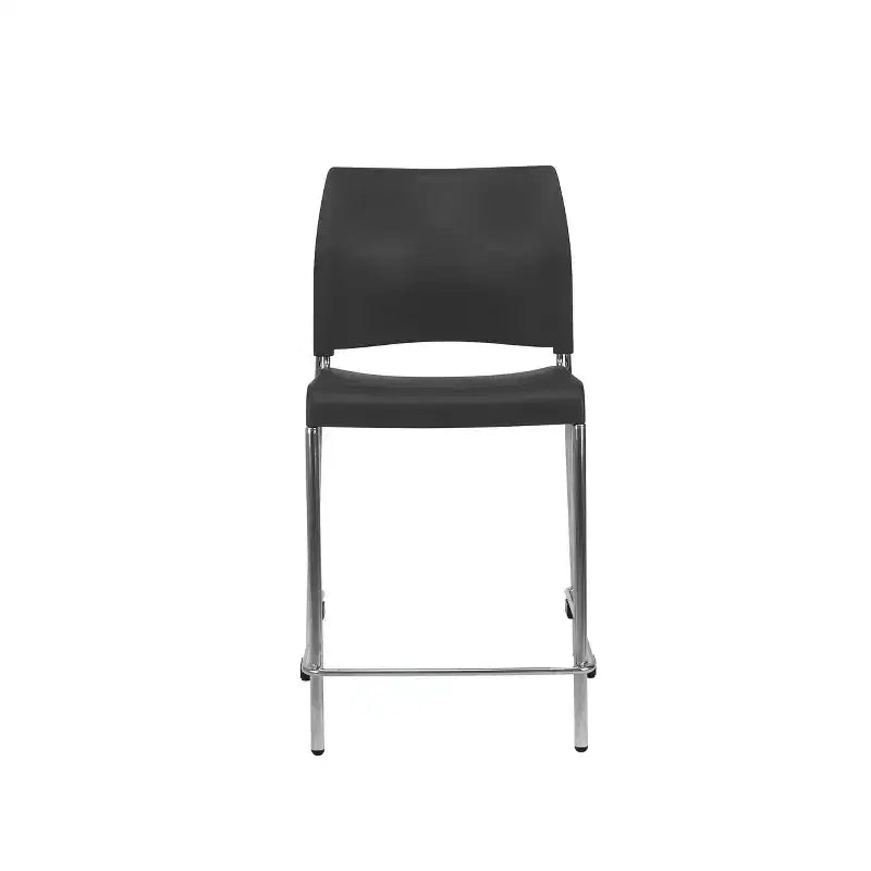 Sgabello da bar per altezza bancone in plastica della collezione Jody, confezione da 4, di Hampden Furnishings