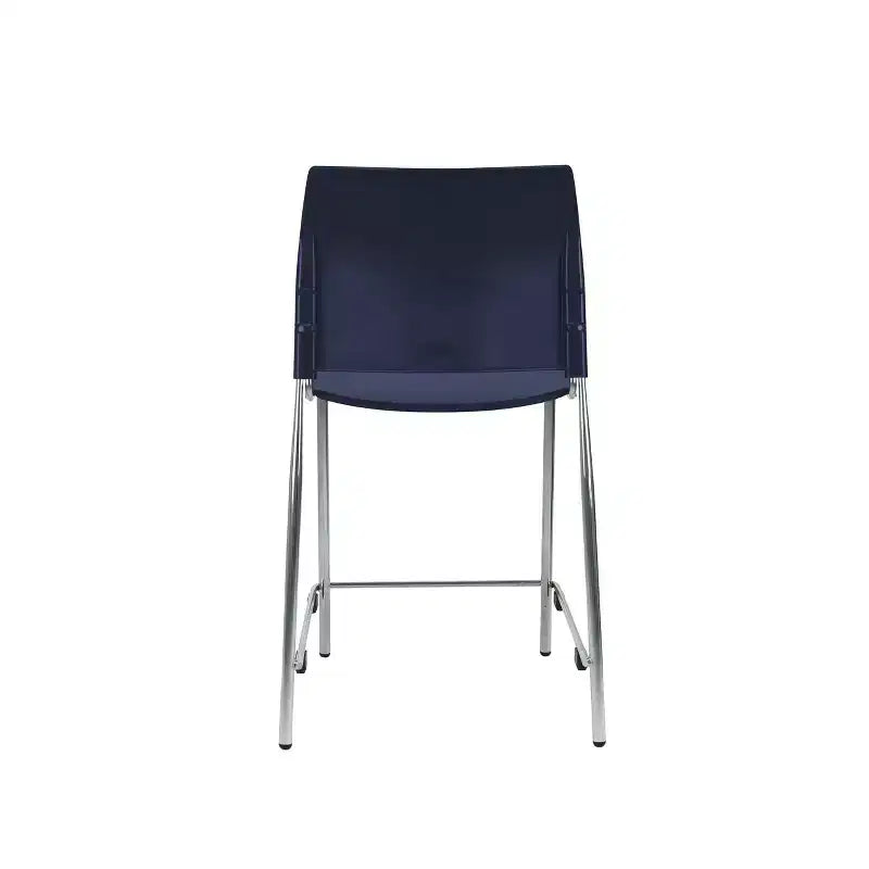Sgabello da bar per altezza bancone in plastica della collezione Jody, confezione da 4, di Hampden Furnishings