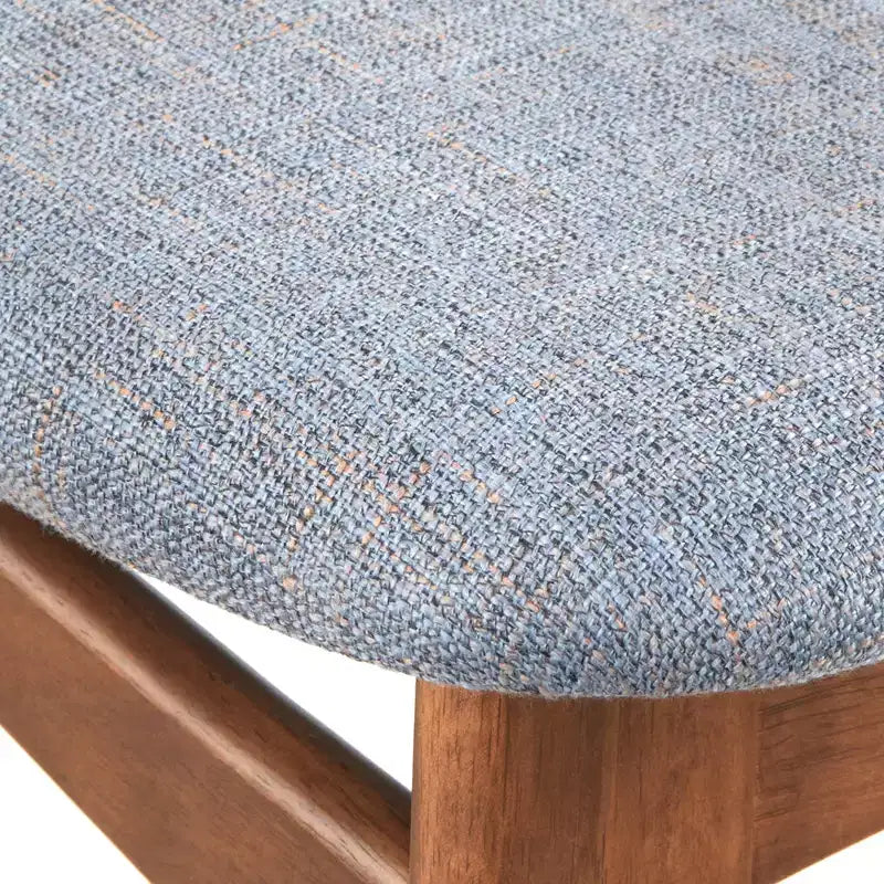 Buylateral Set di 2 sedie da pranzo in legno di gomma massiccio Wave