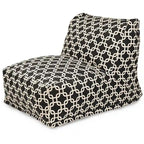 Poltrona sacco da interni con cerniera – 91,44 L x 68,58 P x 60,96 A cm