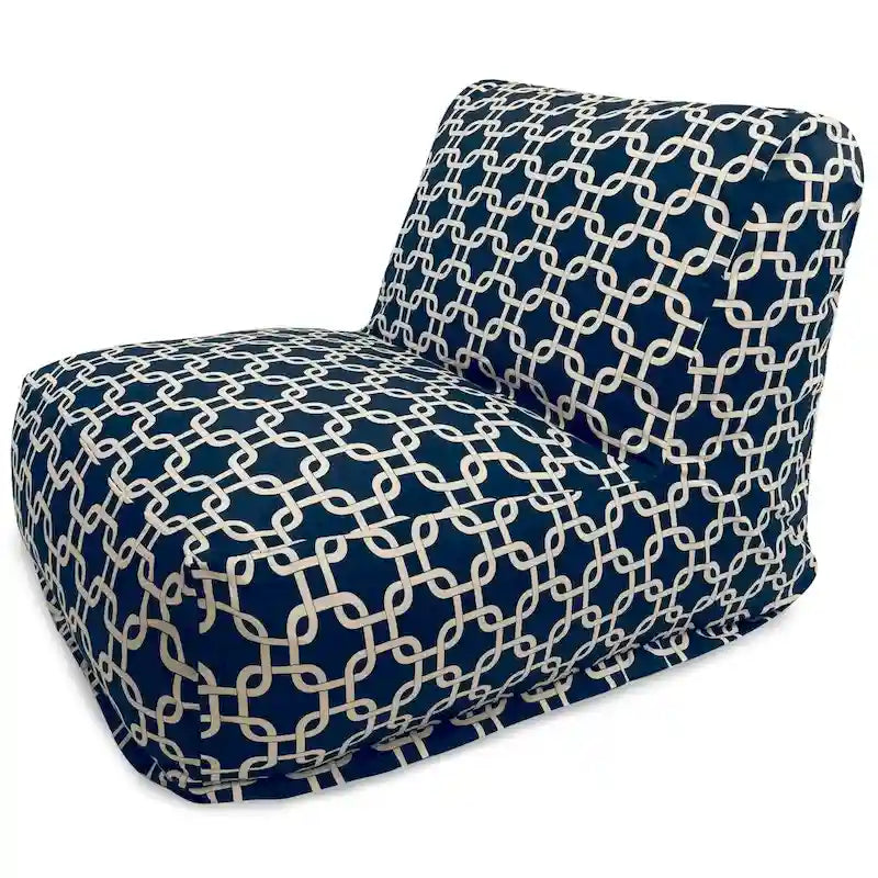 Poltrona sacco da interni con cerniera – 91,44 L x 68,58 P x 60,96 A cm