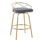 Set di 2 sgabelli da bancone Charlotte