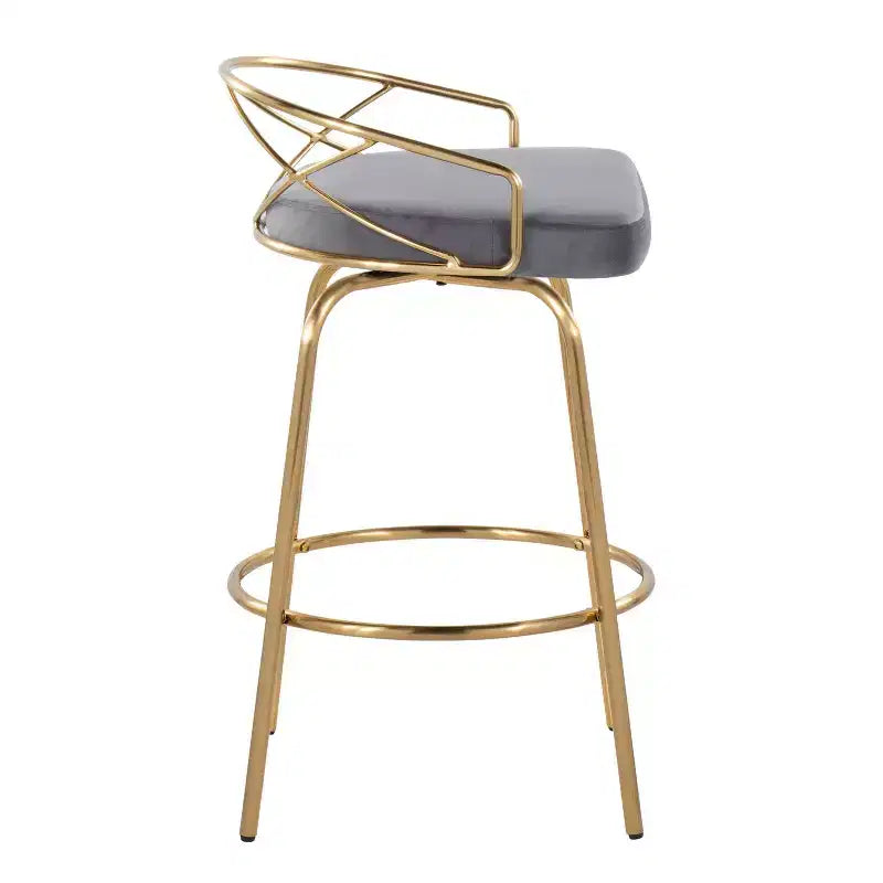 Set di 2 sgabelli da bancone Charlotte