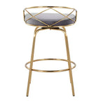 Set di 2 sgabelli da bancone Charlotte