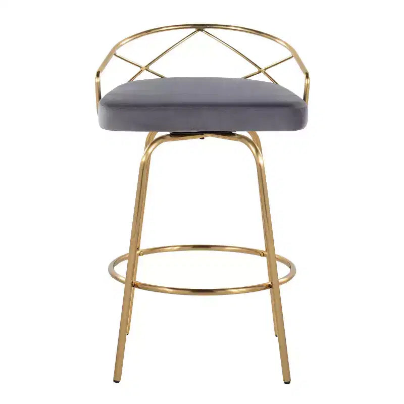 Set di 2 sgabelli da bancone Charlotte