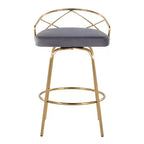 Set di 2 sgabelli da bancone Charlotte