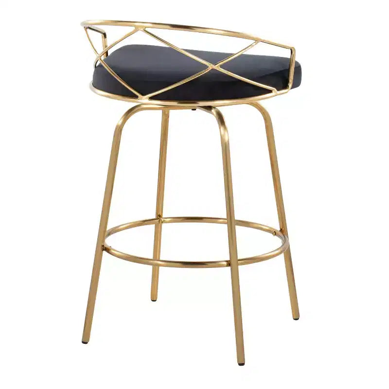 Set di 2 sgabelli da bancone Charlotte
