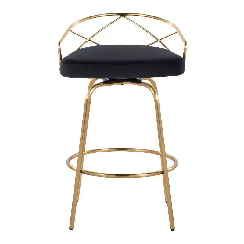 Set di 2 sgabelli da bancone Charlotte