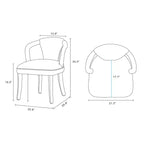 Set da pranzo moderno Hathaway and Palmer 5 pezzi Manhattan Comfort