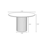 Set da pranzo moderno Hathaway and Palmer 5 pezzi Manhattan Comfort