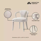 Set da pranzo moderno Hathaway and Palmer 5 pezzi Manhattan Comfort