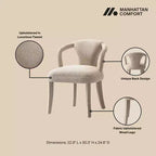 Set da pranzo moderno Hathaway and Palmer 5 pezzi Manhattan Comfort