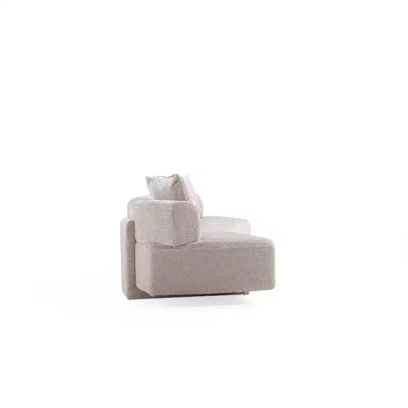 Manhattan Comfort Divano a 3 Posti (112") e 2 Poltrone Accent Chenille Verandah