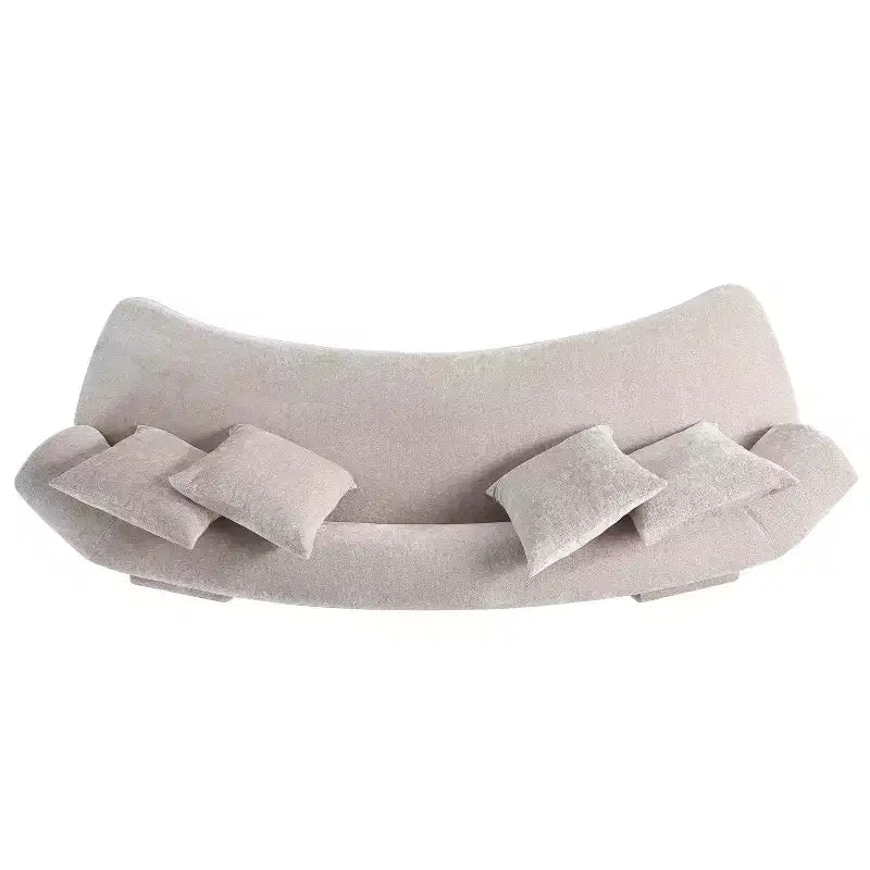 Manhattan Comfort Divano a 3 Posti (112") e 2 Poltrone Accent Chenille Verandah