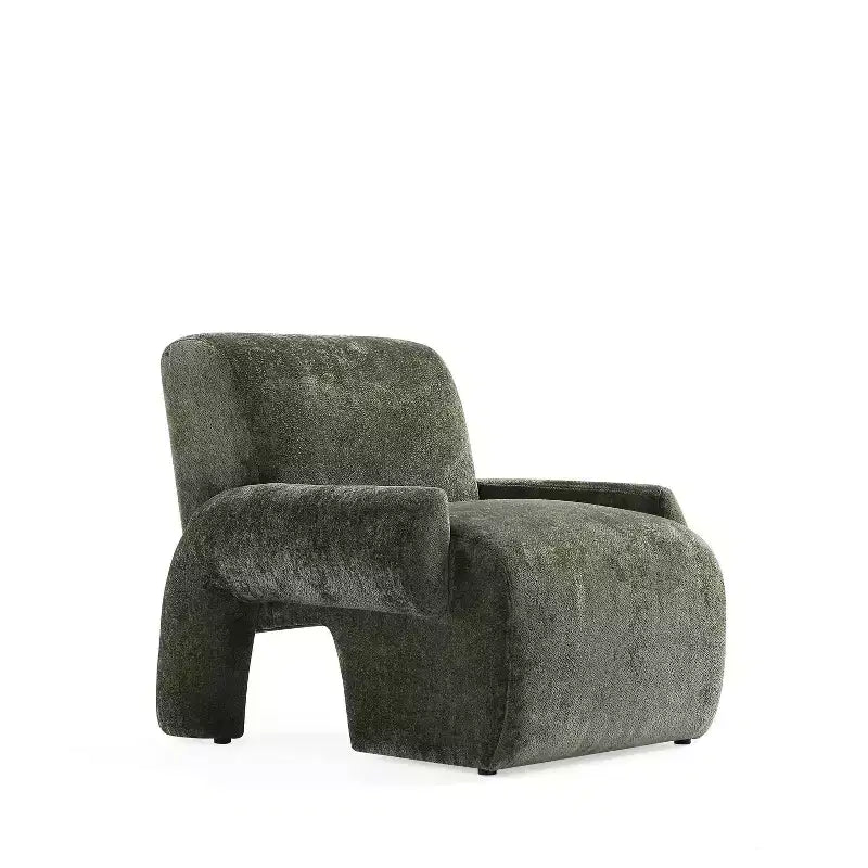 Manhattan Comfort Divano a 3 Posti (112") e 2 Poltrone Accent Chenille Verandah