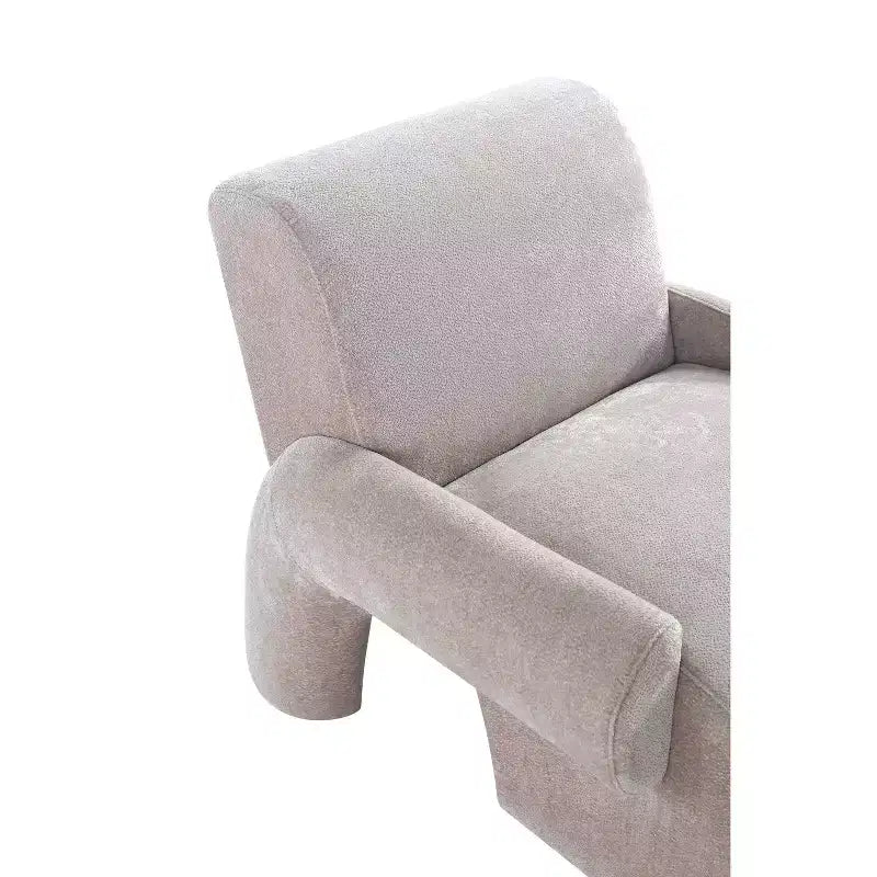 Manhattan Comfort Divano a 3 Posti (112") e 2 Poltrone Accent Chenille Verandah