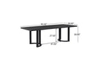 Set da pranzo Christopher Knight Home Avery 7 pezzi imbottito in canna e legno di gomma